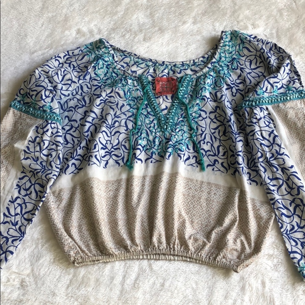 FREE PEOPLE , ladies Blouse size Medium.